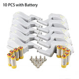 10pcs LED Motion Sensor Light Cupboard Closet Wardrobe Door Inner