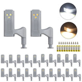10pcs LED Motion Sensor Light Cupboard Closet Wardrobe Door Inner