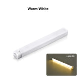 Motion Sensor Wireless LED Night Light USB Rechargeable Long Strip Bar Lamp