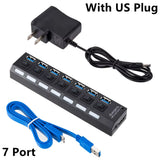 USB 3.0 Hub USB HUB Splitter Multi USB 3.0 Hub Multiple 4/7 Port Hub Splitter