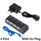 USB 3.0 Hub USB HUB Splitter Multi USB 3.0 Hub Multiple 4/7 Port Hub Splitter