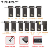 TISHRIC Laptop Power Charger Supply Connector Adapter PD 100W 5A  USB Type-C Female to DC Male For HP/Lenovo/DELL