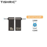 TISHRIC Laptop Power Charger Supply Connector Adapter PD 100W 5A  USB Type-C Female to DC Male For HP/Lenovo/DELL