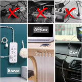 Cable Clips Organizer Drop Wire Holder Cord Management Self-Adhesive