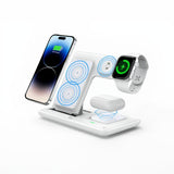 VIKEFON 3 in 1 Foldable Wireless Charging Station for iPhone 17-12 Pro Max