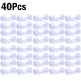 Cable Clips Organizer Drop Wire Holder Cord Management Self-Adhesive