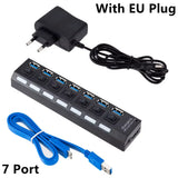USB 3.0 Hub USB HUB Splitter Multi USB 3.0 Hub Multiple 4/7 Port Hub Splitter