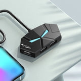 7 Ports USB 3.0 HUB Type C Docking Station 5Gbps High Speed Transmission Splitter Adapter For Laptop Hard Drive Mouse Keyboard