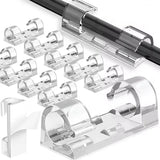 Cable Clips Organizer Drop Wire Holder Cord Management Self-Adhesive